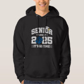 Afstuderen Klasse van 2025 Cheerleader Cheer Senio Hoodie (Voorkant)