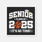 Afstuderen Klasse van 2025 Cheerleader Cheer Senio Servet (Voorkant)