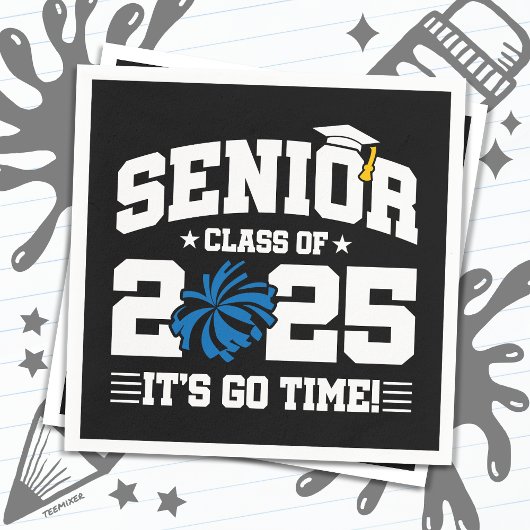 Afstuderen Klasse van 2025 Cheerleader Cheer Senio Servet