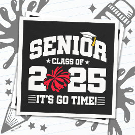 Afstuderen Klasse van 2025 Cheerleader Cheer Senio Servet