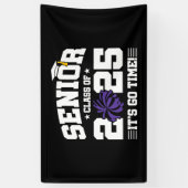 Afstuderen Klasse van 2025 Cheerleader Cheer Senio Spandoek (Verticaal)