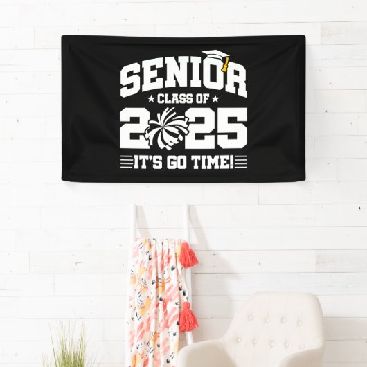 Afstuderen Klasse van 2025 Cheerleader Cheer Senio Spandoek (Insitu)