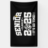 Afstuderen Klasse van 2025 Cheerleader Cheer Senio Spandoek (Verticaal)