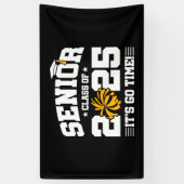 Afstuderen Klasse van 2025 Cheerleader Cheer Senio Spandoek (Verticaal)