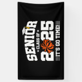 Afstuderen Klasse van 2025 Cheerleader Cheer Senio Spandoek (Verticaal)