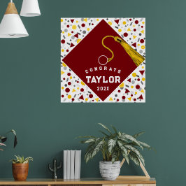 Afstuderen Klasse van 2025 Congrats Poster