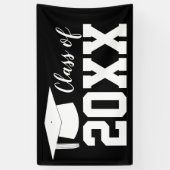 Afstuderen Klasse van 2025 Custom Year Pet Tassel Spandoek (Verticaal)