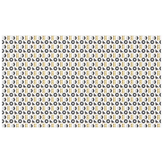 Afstuderen Klasse van 2025 Donuts en Degrees Moder Tafelkleed (Voorkant (Horizontaal))