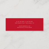 Afstuderen Klasse van 2025 Elegant Afstudeerder Ca Mini Visitekaartje (Achterkant)