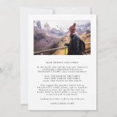 Afstuderen Klasse van 2025 Elegant Kaart (Achterkant)