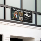 Afstuderen Klasse van 2025 Fotocollage Spandoek (Buitenkant Gebouw)