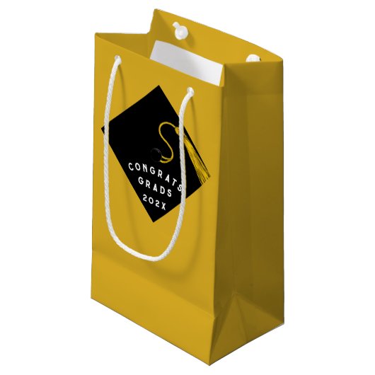 Afstuderen Klasse van 2025 Gefeliciteerd Kleine Ge Klein Cadeauzakje (Voorkant Gekanteld)