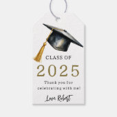 Afstuderen Klasse van 2025 Gift Label Cadeaulabel (Voorkant)