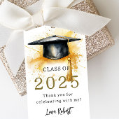 Afstuderen Klasse van 2025 Gift Label Cadeaulabel
