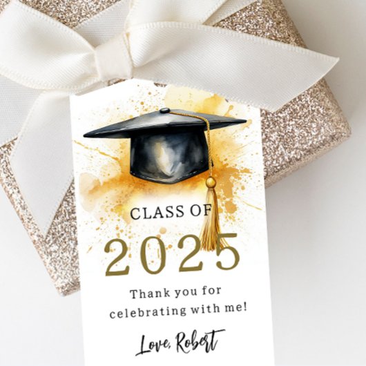Afstuderen Klasse van 2025 Gift Label Cadeaulabel