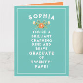 Afstuderen Klasse van 2025 Kaart (Voorkant)