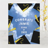 Afstuderen Klasse van 2025 Kaart (Gele Bloem)