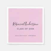 Afstuderen Klasse van 2025 Kalligrafie Servet (Voorkant)