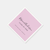 Afstuderen Klasse van 2025 Kalligrafie Servet (Hoek)