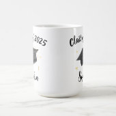 Afstuderen klasse van 2025 Mok, gepersonaliseerde  Koffiemok (Center)