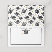 Afstuderen Klasse van 2025 Place Card Plaatskaartje (Buitenkant ongevouwen)