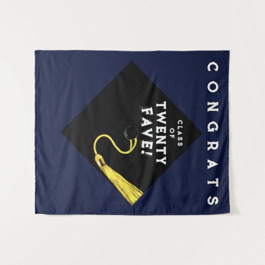 Afstuderen Klasse van 2025 Wandkleed (Voorkant (horizontaal))