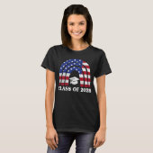Afstuderen klasse van 2028 Rainbow American Flag T-shirt (Voorkant volledig)