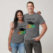 Afstuderen klasse van 2034 Handse Prints ruimte K T-shirt (Unisex)