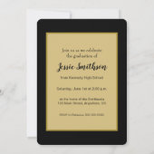 Afstuderen Klasse van 20_ Gold Glitter 4 pics Kaart (Achterkant)