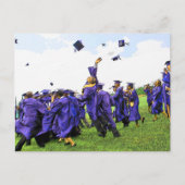 Afstuderen Klasse van 20XX Afro-Amerikaans Foto Briefkaart (Voorkant)