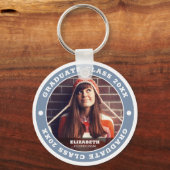 Afstuderen Klasse van 20XX Afstuderen Foto Sleutelhanger (Voorkant)