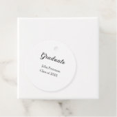 Afstuderen klasse van 20XX eenvoudige minimum afst Bedankjes Labels (In situ)