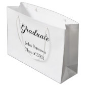 Afstuderen klasse van 20XX eenvoudige minimum afst Groot Cadeauzakje (Achterkant Gekanteld)
