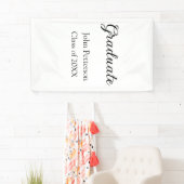 Afstuderen klasse van 20XX eenvoudige minimum afst Spandoek (Insitu)