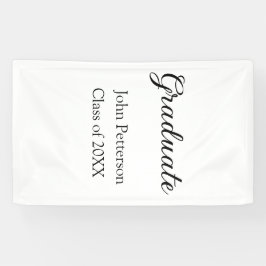 Afstuderen klasse van 20XX eenvoudige minimum afst Spandoek