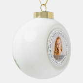 Afstuderen Klasse van 20XX Eenvoudige, moderne, aa Keramische Bal Ornament (Links)