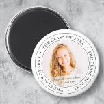 Afstuderen Klasse van 20XX Eenvoudige, moderne, aa Magneet<br><div class="desc">Dit eenvoudige en klassieke ontwerp is samengesteld uit sans serif en playful krommende typografie en voegt een douanefoto toe.</div>