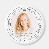 Afstuderen Klasse van 20XX Eenvoudige, moderne, aa Magneet (Voorkant)