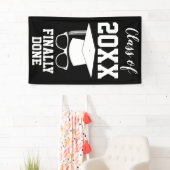 Afstuderen Klasse van 20xx Eindelijk Klaar Spandoek (Insitu)
