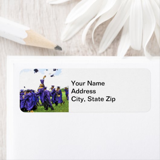 Afstuderen Klasse van 20XX Etiket (Insitu)