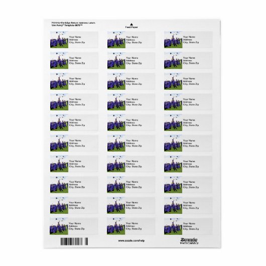 Afstuderen Klasse van 20XX Etiket (Full Sheet)