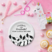 Afstuderen Klasse van 20XX het Pet van het Afstude Papieren Bordje (Feest)