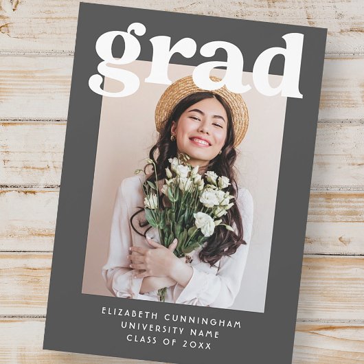 Afstuderen Klasse van 20XX Moderne Foto Afstuderen