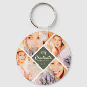 Afstuderen Klasse van 20XX Moderne Graduation Cap Sleutelhanger (Voorkant)