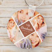 Afstuderen Klasse van 20XX Moderne Graduation Cap Sleutelhanger