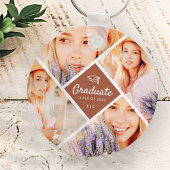 Afstuderen Klasse van 20XX Moderne Graduation Cap Sleutelhanger