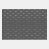 Afstuderen Klasse van 20XX Moderne Zwart-wit Inpakpapier Vel (Voorkant)