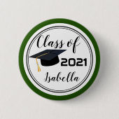 Afstuderen - Klasse van 20XX - Personaliseer Ronde Button 5,7 Cm (Voorkant)