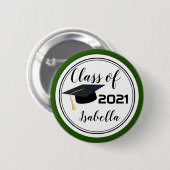Afstuderen - Klasse van 20XX - Personaliseer Ronde Button 5,7 Cm (Voorkant /achterkant)