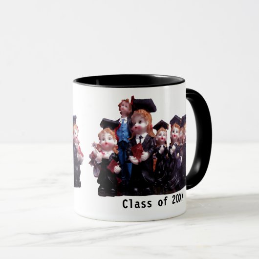 Afstuderen Klasse van 20XX Porseleinen Beeldjes Fo Mok (Voorkant rechts)